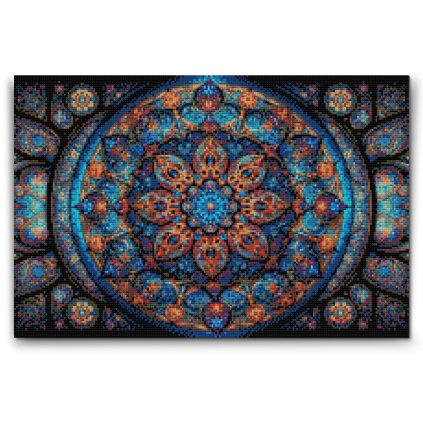 M2_Goblenuri_cu_diamante_-_Mandala_cu_floare_în_mijloc