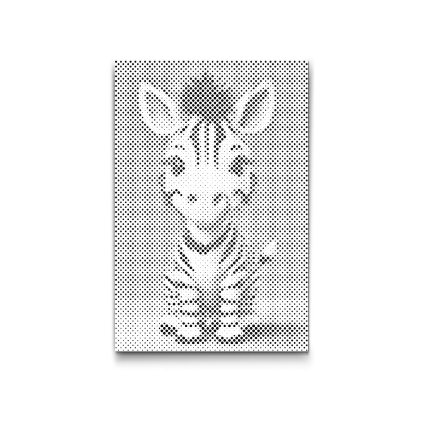 M2_Pictură_cu_puncte_-_Zebra_pentru_copii