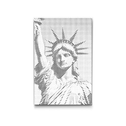 M2_Pictură_cu_puncte_-_Statuia_Libertății_văzută_de_aproape