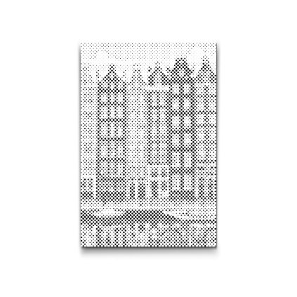 M2_Pictură_cu_puncte_-_Case_în_Amsterdam