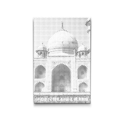 M2_Pictură_cu_puncte_-_Taj_Mahal_văzut_de_aproape
