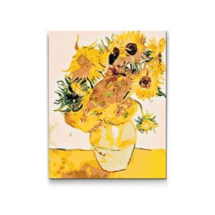Goblen cu diamante - Vincent Van Gogh - Floarea soarelui