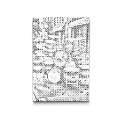 M2_Pictură_cu_puncte_-_Baterie_de_tobe_pe_stradă