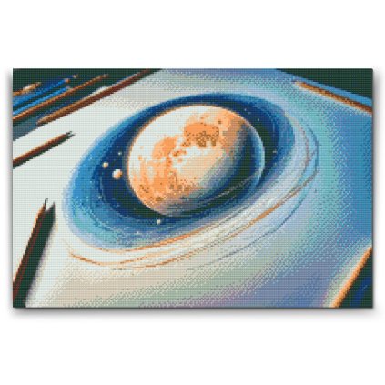 M2_Goblenuri_cu_diamante_-_Planetă_desenată_pe_hârtie