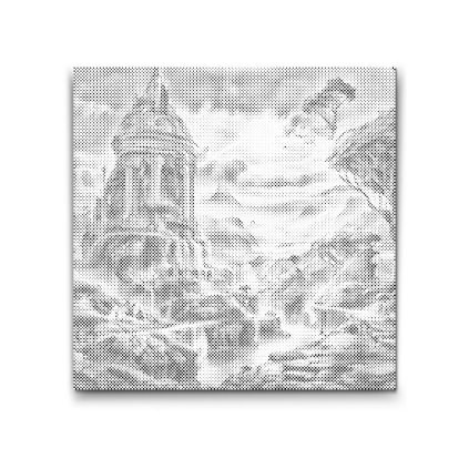 M2_Pictură_cu_puncte_-_Castel_neglijat