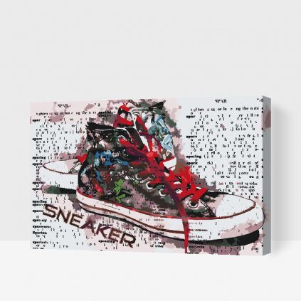 Pictură pe numere - Teniși Converse