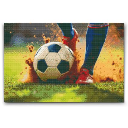 M2_Goblenuri_cu_diamante_-_Detaliu_al_mingii_de_fotbal