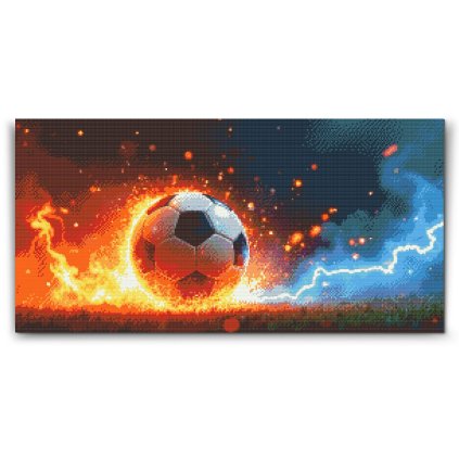 M2_Goblenuri_cu_diamante_-_Minge_de_fotbal_dinamică