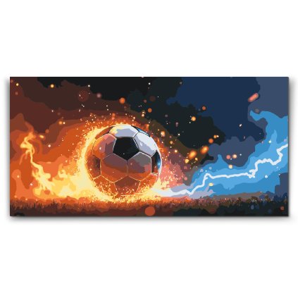 M2_Picturi_pe_numere_-_Minge_de_fotbal_dinamică