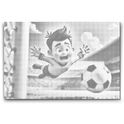 M2_Pictură_cu_puncte_-_Portar_de_fotbal