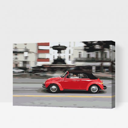 Pictură pe numere - Volkswagen Beetle 2