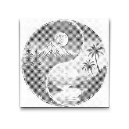 M2_Pictură_cu_puncte_-_Jin_Jang_Soare_și_lună