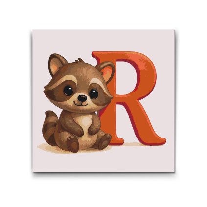 M2_Picturi_pe_numere_-_Litera_R_–_Cu_un_animal