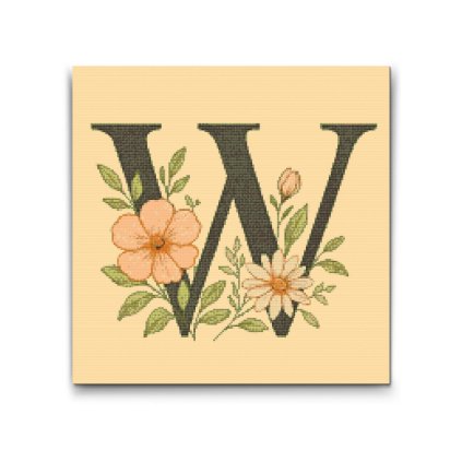 M2_Goblenuri_cu_diamante_-_Litera_W_-_Model_floral