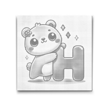 M2_Pictură_cu_puncte_-_Litera_H_–_Cu_un_animal