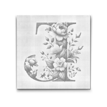 M2_Pictură_cu_puncte_-_Litera_J_-_Model_floral