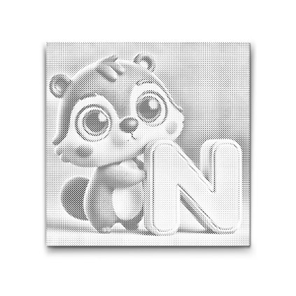 M2_Pictură_cu_puncte_-_Litera_N_–_Cu_un_animal