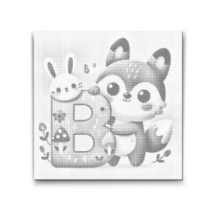 M2_Pictură_cu_puncte_-_Litera_B_–_Cu_un_animal
