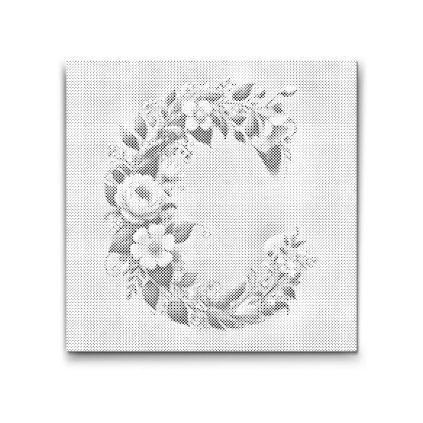 M2_Pictură_cu_puncte_-_Litera_C_-_Model_floral
