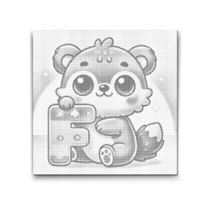 M2_Pictură_cu_puncte_-_Litera_F_–_Cu_un_animal