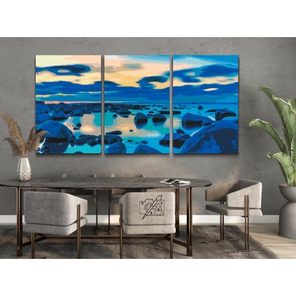 Picturi pe numere - Marea Baltică (set de 3)