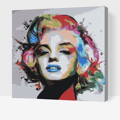 Pictură pe numere - Portret Marilyn Monroe