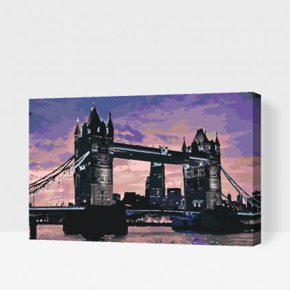 Pictură pe numere - Tower Bridge la apus