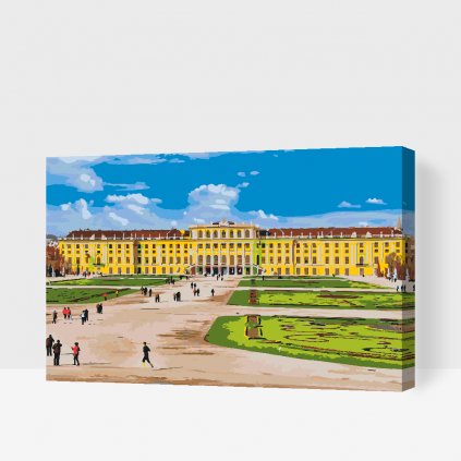 Pictură pe numere - Palatul Schönbrunn din Viena