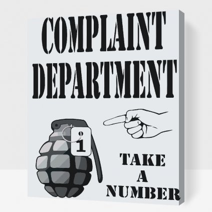 Pictură pe numere - Complaint Department