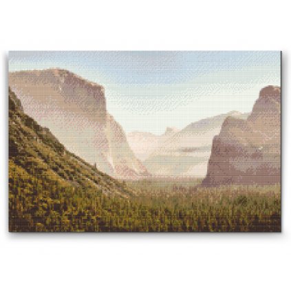 Goblen cu diamante - Yosemite 3