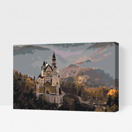 Pictură pe numere - Castelul Neuschwanstein