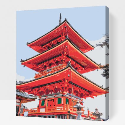 Picturi pe numere - Templu Senso-ji 2
