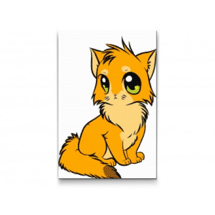 Goblen cu diamante - Pisicuță drăgălașă
