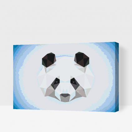 Picturi pe numere - Urs panda stilizat