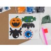 Abțibilduri cu diamante - Dovleac de Halloween