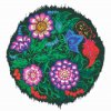 Goblen cu diamante - Mandala cu flori