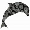 Goblen cu diamante - Mandala cu delfin