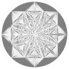 Pictură cu puncte - Mandala cu stele