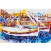 Pictură pe numere - Port plin de culoare