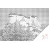 Pictură cu puncte - Castelul Orava, Slovacia