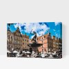 Picturi pe numere - Fântâna lui Neptun, Gdansk, Polonia