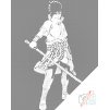 Pictură cu puncte - Sasuke Uchiha
