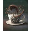 Goblen cu diamante - Tsunami de cafea