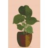 Goblen cu diamante - Plantă boho în vază 2