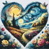 M11_Picturi_pe_numere_-_Vincent_Van_Gogh_-_Noapte_înstelată_la_inima