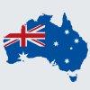 Picturi pe numere - Harta Australiei