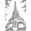 M11_Pictură_cu_puncte_-_Turnul_Eiffel_văzut_din_lateral