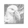 M2_Pictură_cu_puncte_-_Albatros_în_nuanțe_de_roșu_și_albastru
