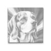 M2_Pictură_cu_puncte_-_Beagle_în_nuanțe_de_roșu_și_albastru
