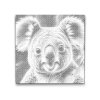 M2_Pictură_cu_puncte_-_Koala_în_nuanțe_de_turcoaz_și_portocaliu